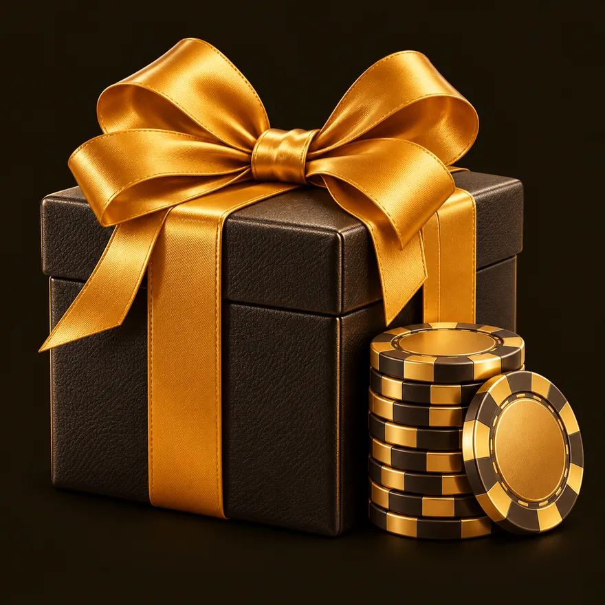 Gift box and chips — Casiny