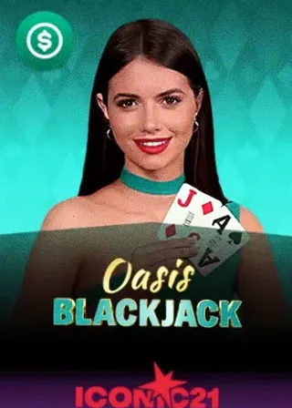 Oasis Blackjack live game cover