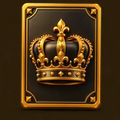Crown emblem card — Casiny