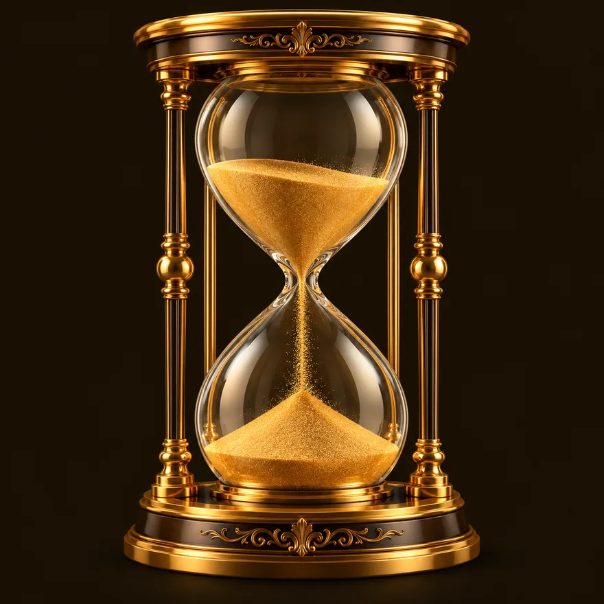 Ornate hourglass — Casiny