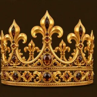 Ornate royal crown — Casiny