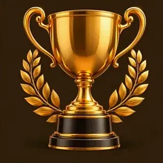 Gold trophy cup — Casiny