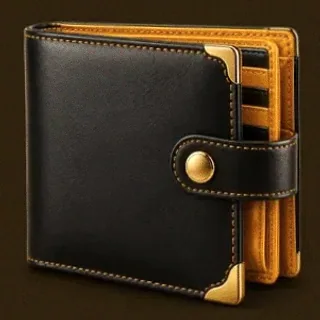 Leather bifold wallet — Casiny