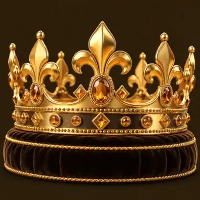 Jeweled royal crown — Casiny