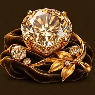 Faceted diamond gemstone — Casiny