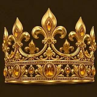 Jeweled royal crown — Casiny