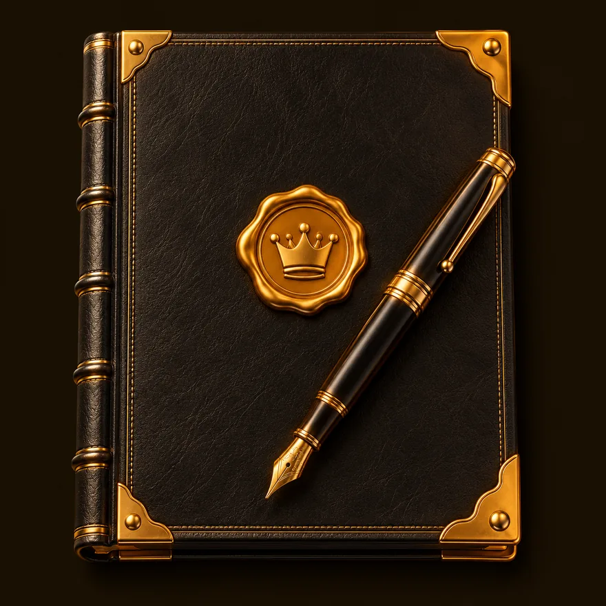 Leather casino ledger — Casiny