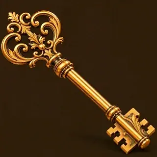 Ornate antique key — Casiny