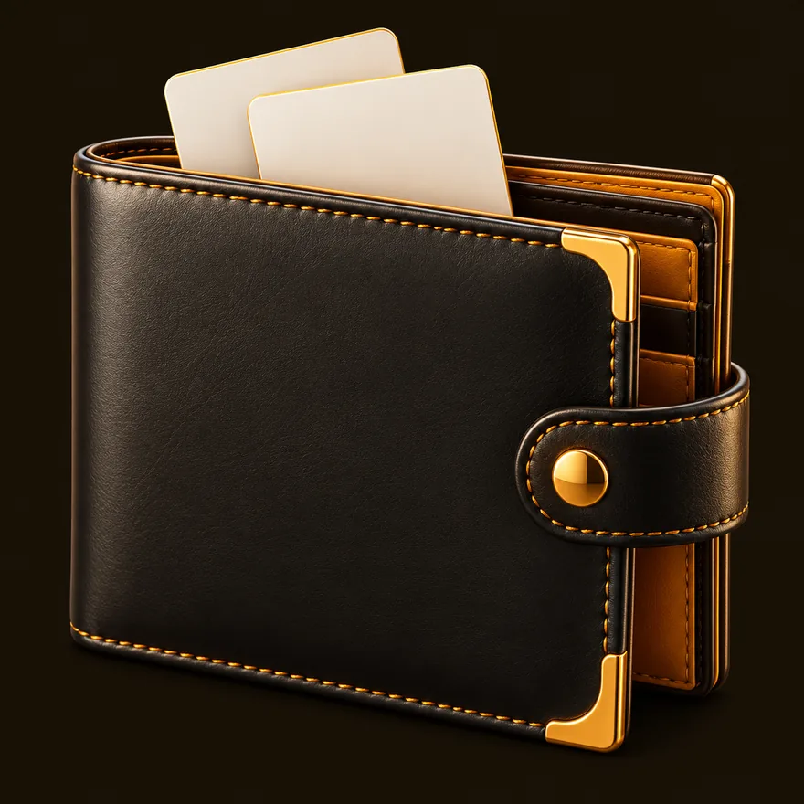 Leather wallet — Casiny